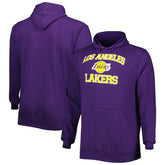 NBA - Los Angeles Lakers Big & Tall Heart & Soul Pullover Hoodie - Purple