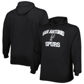 NBA - San Antonio Spurs Big & Tall Heart & Soul Pullover Hoodie - Black