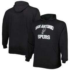 NBA - San Antonio Spurs Big & Tall Heart & Soul Pullover Hoodie - Black