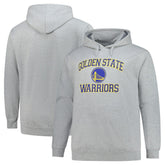 NBA - Golden State Warriors Big & Tall Heart & Soul Pullover Hoodie - Heathered Gray