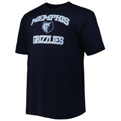 NBA - Memphis Grizzlies Big & Tall Heart & Soul T-Shirt - Navy
