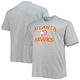NBA - Atlanta Hawks Big & Tall Heart & Soul T-Shirt - Heathered Gray
