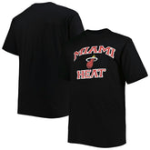 NBA - Miami Heat Big & Tall Heart & Soul T-Shirt - Black