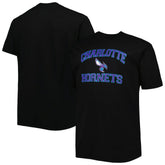 NBA - Charlotte Hornets Big & Tall Heart & Soul T-Shirt - Black