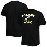 NBA - Utah Jazz Big & Tall Heart & Soul T-Shirt - Black