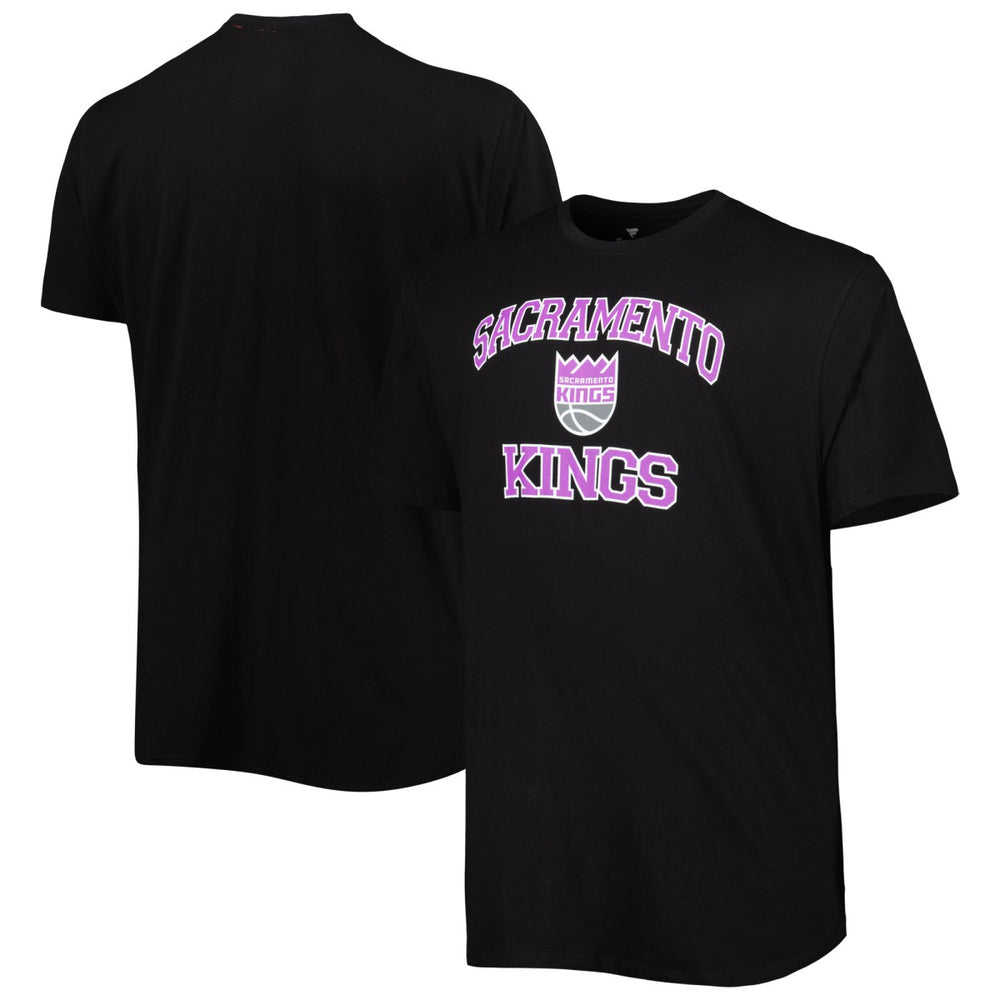 NBA - Sacramento Kings Big & Tall Heart & Soul T-Shirt - Black