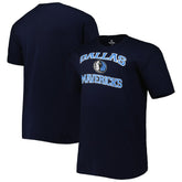 NBA - Dallas Mavericks Big & Tall Heart & Soul T-Shirt - Navy