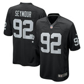 Richard Seymour Las Vegas Raiders Retired Player Game Jersey Black - Nike