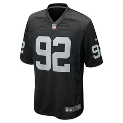 Richard Seymour Las Vegas Raiders Retired Player Game Jersey Black - Nike