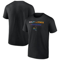NBA - Golden State Warriors Logo Pride T-Shirt - Black