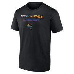 NBA - Golden State Warriors Logo Pride T-Shirt - Black