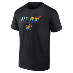 NBA - Miami Heat Logo Pride T-Shirt - Black