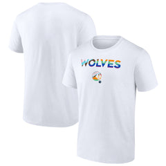 NBA - Minnesota Timberwolves Pride T-Shirt - White