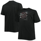NBA - Atlanta Hawks Big & Tall Pop T-Shirt - Black