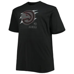 NBA - Atlanta Hawks Big & Tall Pop T-Shirt - Black