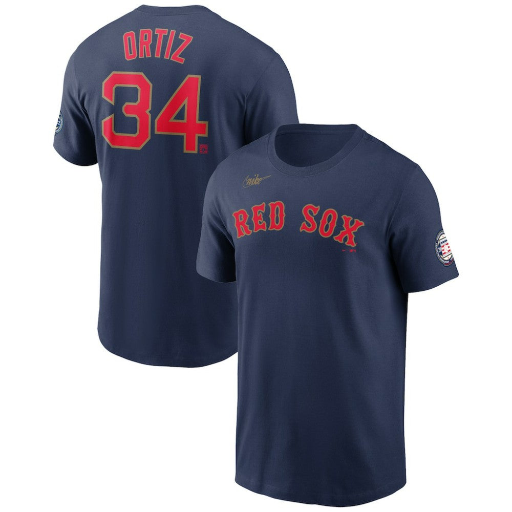 David Ortiz Boston Red Sox Nike Name & Number T-Shirt Near Me