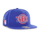 47 brand - Philadelphia 76ers '47 High Post Captain Snapback Hat - Royal
