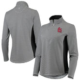 St. Louis Cardinals Tommy Bahama Women's Aubrey Stripe Block IslandZone Half-Zip Jacket Online