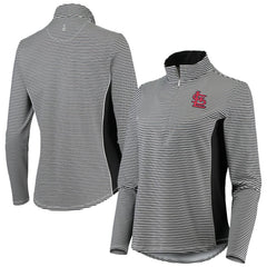 St. Louis Cardinals Tommy Bahama Women's Aubrey Stripe Block IslandZone Half-Zip Jacket Online