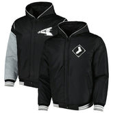Chicago White Sox JH Design Reversible Fleece Full-Snap Hoodie Jacket Lifestyle