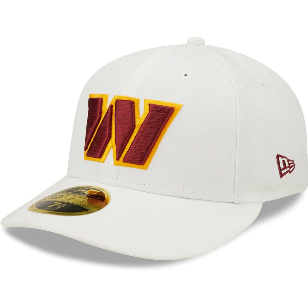 Washington Commanders New Era Omaha Low Profile 59FIFTY Fitted Hat White - NFL