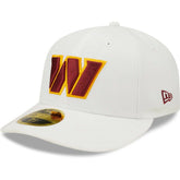 Washington Commanders New Era Omaha Low Profile 59FIFTY Fitted Hat White - NFL