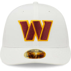 Washington Commanders New Era Omaha Low Profile 59FIFTY Fitted Hat White - NFL