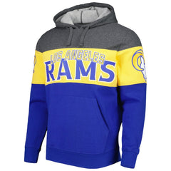 Los Angeles Rams Starter Extreme Pullover Hoodie Heather Charcoal/Royal - NFL