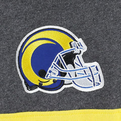Los Angeles Rams Starter Extreme Pullover Hoodie Heather Charcoal/Royal - NFL