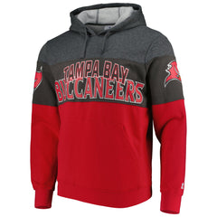 Tampa Bay Buccaneers Starter Extreme Pullover Hoodie Heather Charcoal/Red - NFL
