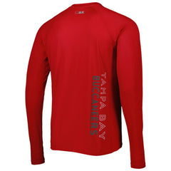 Tampa Bay Buccaneers MSX by Michael Strahan Interval Long Sleeve Raglan T-Shirt Red - NFL