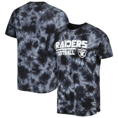Las Vegas Raiders MSX by Michael Strahan Recovery Tie-Dye T-Shirt Black - NFL