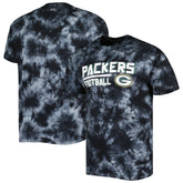 Green Bay Packers MSX by Michael Strahan Recovery Tie-Dye T-Shirt Black - NFL