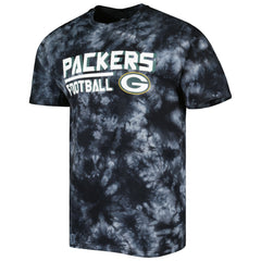 Green Bay Packers MSX by Michael Strahan Recovery Tie-Dye T-Shirt Black - NFL