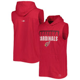 Arizona Cardinals MSX by Michael Strahan Relay Sleeveless Pullover Hoodie Cardinal - NFL