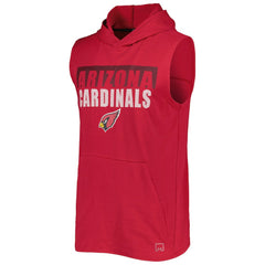 Arizona Cardinals MSX by Michael Strahan Relay Sleeveless Pullover Hoodie Cardinal - NFL