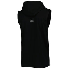 New Orleans Saints MSX by Michael Strahan Relay Sleeveless Pullover Hoodie Black - NFL