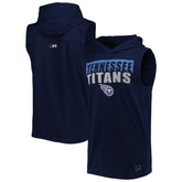 Tennessee Titans MSX by Michael Strahan Relay Sleeveless Pullover Hoodie Navy - NFL