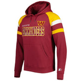 Washington Commanders Starter Draft Fleece Raglan Pullover Hoodie Burgundy - NFL