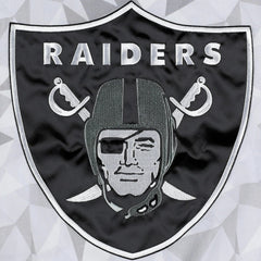 Las Vegas Raiders Starter Thursday Night Gridiron Raglan Half-Zip Hooded Jacket White/Black - NFL