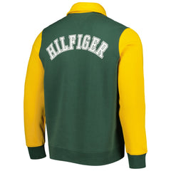Green Bay Packers Tommy Hilfiger Aiden Quarter-Zip Sweatshirt Green/Gold - NFL