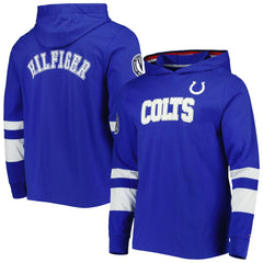 Indianapolis Colts Tommy Hilfiger Alex Long Sleeve Hoodie T-Shirt Royal/White - NFL