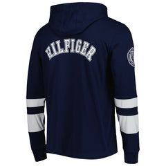 Tennessee Titans Tommy Hilfiger Alex Long Sleeve Hoodie T-Shirt Navy/White - NFL