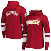 Washington Commanders Tommy Hilfiger Alex Long Sleeve Hoodie T-Shirt Burgundy/White - NFL