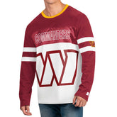 Washington Commanders Starter Halftime Long Sleeve T-Shirt Burgundy/White - NFL