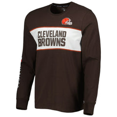 Cleveland Browns Tommy Hilfiger Peter Team Long Sleeve T-Shirt Brown - NFL