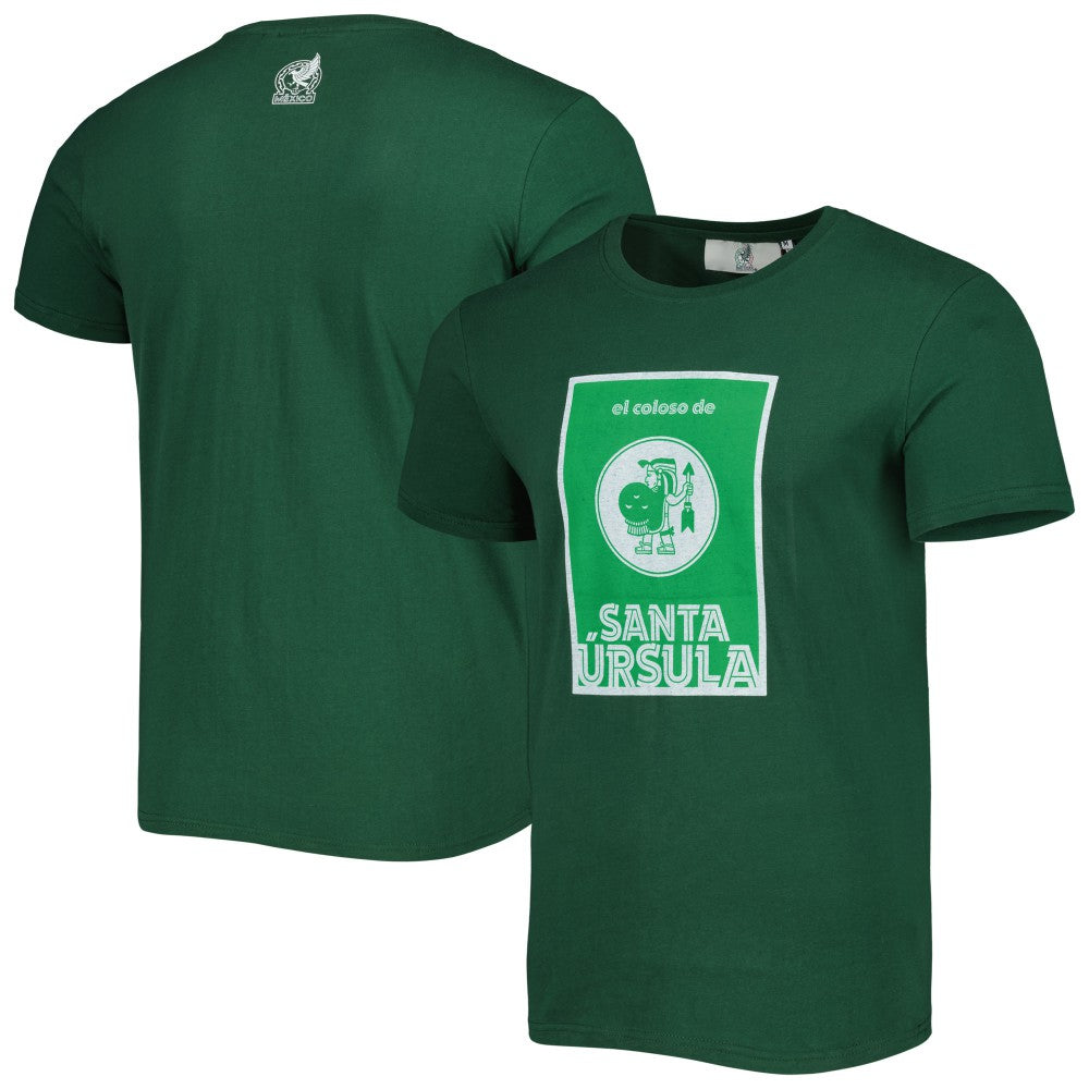 Mexico National Team Santa Ursula T-Shirts - Green