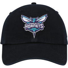 47 brand - Charlotte Hornets '47 Core Logo Clean Up Adjustable Hat - Black