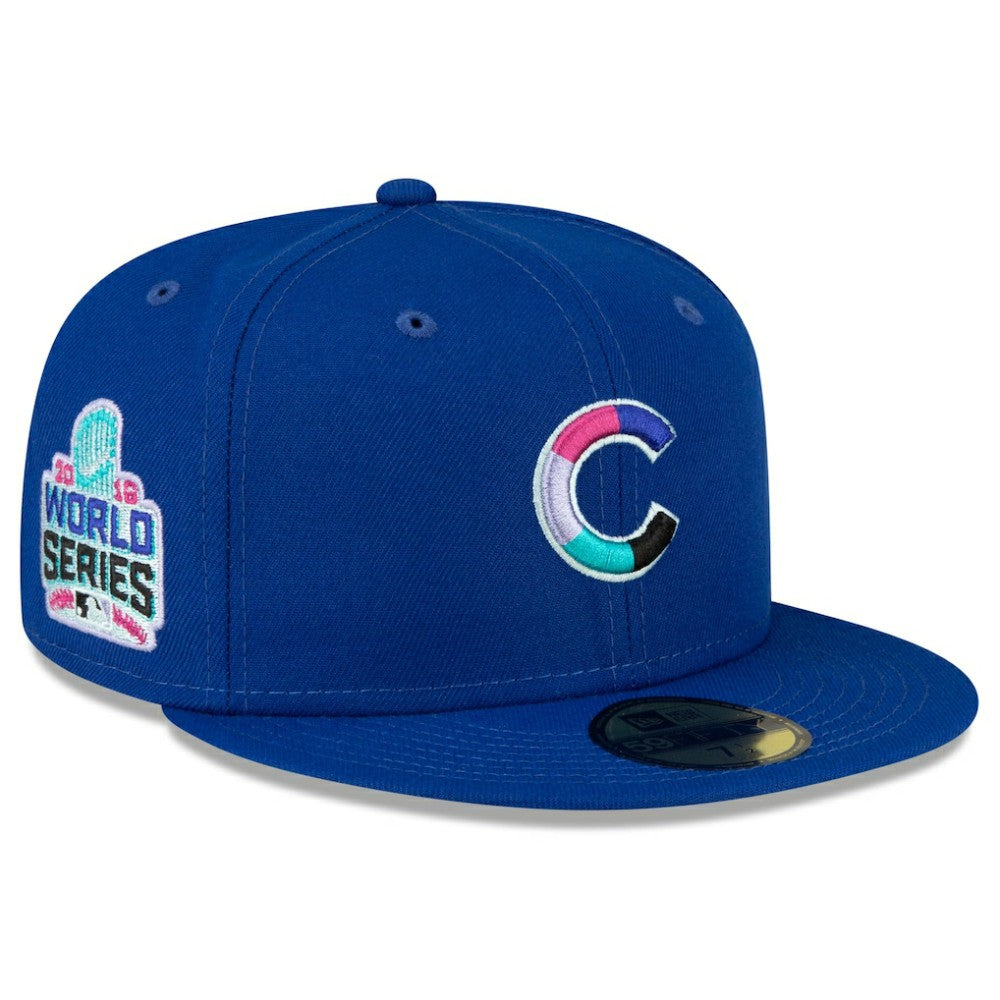 Chicago Cubs New Era 2016 World Series Polar Lights 59FIFTY Fitted Hat for sale