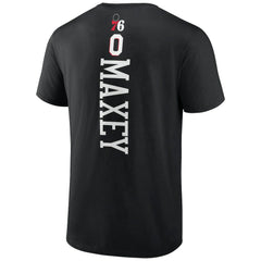 NBA - Tyrese Maxey Philadelphia 76ers Playmaker T-Shirt - Black